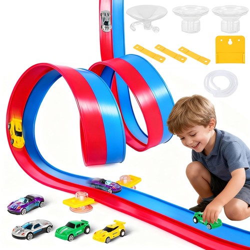Kinder auto rennbahn set mit - kinder,