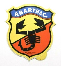 Werbe-Aufkleber Abarth & C