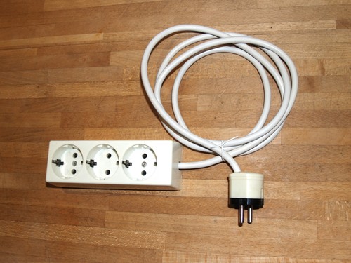 Steckdose 3fach verteiler ddr - 3fach,
