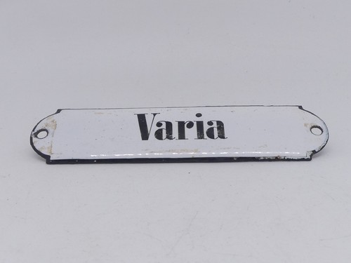 Kleines emailleschild varia - kleines,