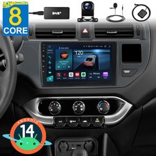 DAB+ 8-Core Android 14 Autoradio Navi CarPlay +Kam für Kia Rio 3 K3 UB 2012-2014