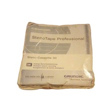 5 x Grundig Steno-Cassette 30 Typ 670 DIN 32750T - sehr gut