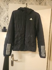 Schwarzes Adidas Jacke mit Kapuze In Größe.S Damen Oder Herren