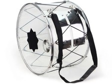Davul Orientalische Profi 52 cm. Plexi Schlagzeug Dhol Trommel mit LED,s (20)