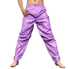 Herren Metallisch Kunstleder