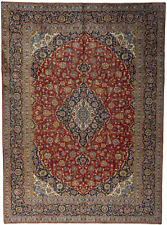 Perserteppich Kashan Kork 407 x 300 cm Orientteppich Top Zustand