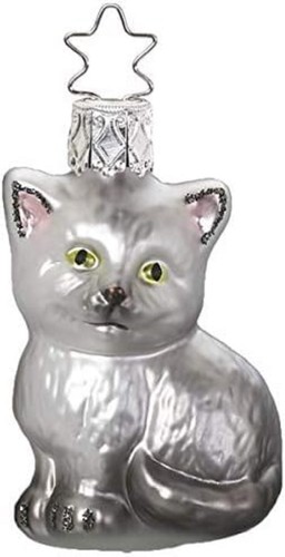 Christbaumschmuck glas katze - christbaumschmuck,