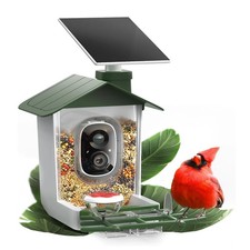 Vogelhaus mit Kamera Outdoor Solar Vogelfutterspender: Smart Vogelfutterstation