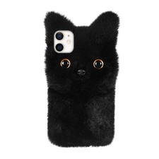 Plüschkatze-Telefongehäuse