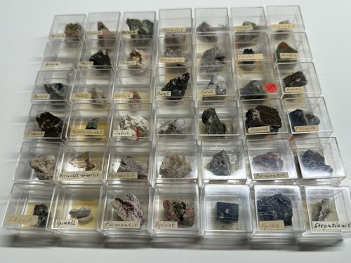 Mineralien dosen systematik - 42,