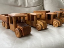 Holzspielzeuge Autos, Kran