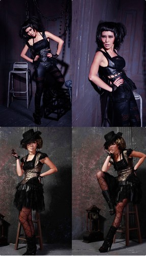 Steampunk set corsage - rq-bl,