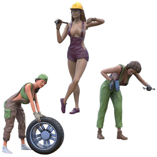 Sexy mechaniker set 3d druck - mechaniker,