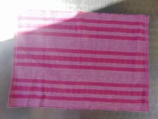 LK4) 3 STÜCK Tischläufer Tischdecke Deckchen Sander Sesselschoner Rosa 33x46cm