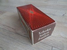 Außergewöhnliche DDR Verpackung Pralinenschachtel Schokoladenzapfen Bergland