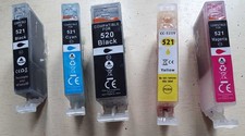 Canon Druckerpatronen kompatibel PGI-520 & CLI-521 IP3600 IP4600+4700 MP540+550