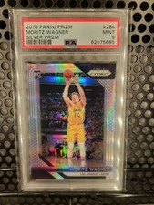 2018 Panini Prizm "Silver Prizm" #284 - Moritz Wagner RC!, LA Lakers PSA 9