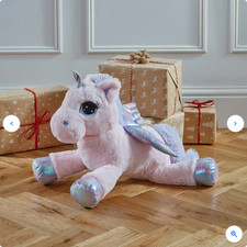 Großes Rosa Einhorn Plüsch