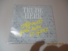 (59) Trude Herr – Niemals geht man so ganz  - 7" Single Vinyl