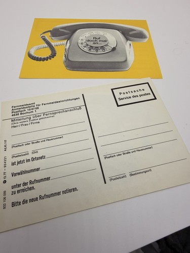 Postkarte ruf doch mal - 2,