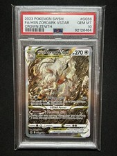 Pokémon 2023 Hisuian Zoroark Vstar Crown Zenith GG56 PSA 10 EN