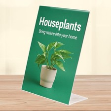 Acryl Theke Poster Halter Plexiglas Prospekt Display Ständer