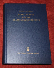 DDR Tabellenbuch für die Kraftfahrzeugtechnik 1961 Heinrich Reinhold VEB, Y159