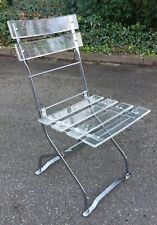 Plexiglas Verchromt Klappstuhl Vintage Maison  Jardin Paris Folder Chair Acryl