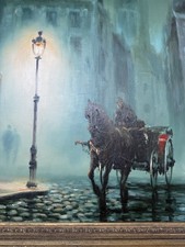 Vintage Paris bei Nacht