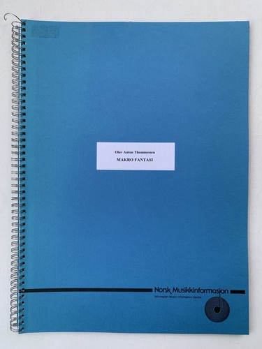 Noten thommessen makro - thommessen.,