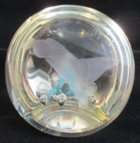 Caithness glas briefbeschwerer - glas,