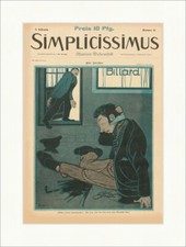 Titelseite der Nummer 12 von 1897 Bruno Paul Ein Stoiker Simplicissimus 0064