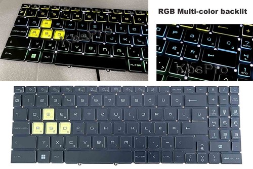 Rgb backlit tastatur ungarisch - tastatur,