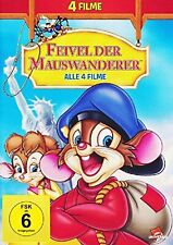 Feivel der Mauswanderer 1+2+3+4 - Alle 4 Filme # 4-DVD-BOX-NEU