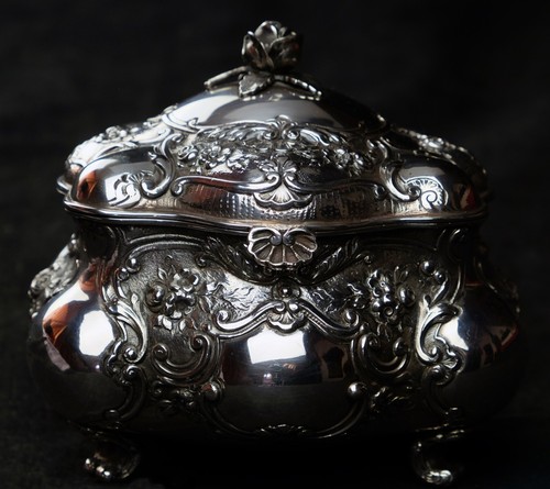 Silber schatulle gestempelt - silber,