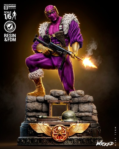 Baron zemo skulptur wicked - zemo,