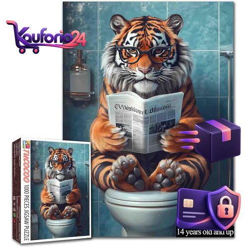 Jigsaw puzzle tiger 1000 teile - 1000,