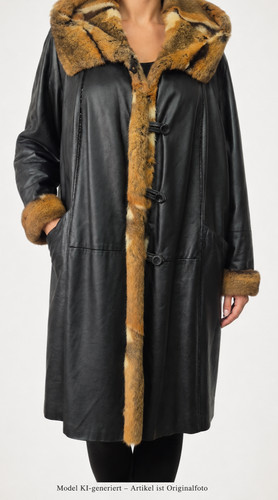 Lammnappa leder kurzmantel - lammnappa,
