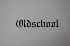  old school decal sticker car