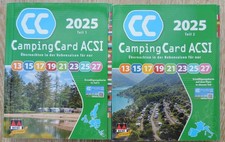 Camping Card ACSI 2025 Band 1 + 2 + Mini-Atlas - Camping-Führer - ohne Karte