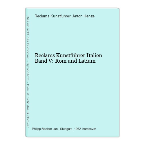 Reclams kunstführer italien - reclams,