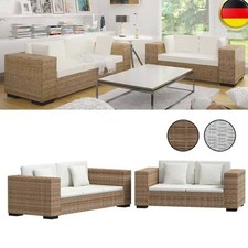 2/3-Sitzer Sofa Echtes Rattan