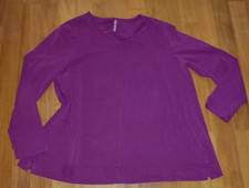 ISCHIKO by OSKA Langarmshirt 505 Bluse Tunika Gr. XL XXL 44 46 Beere Lila TOLL