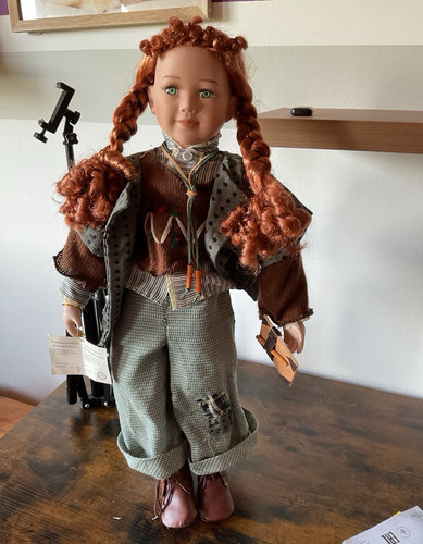 Handgefertigte sammlerpuppe - handgefertigte,