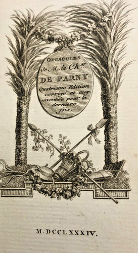 Parny opuscules - parny, de