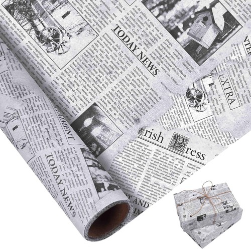 Zeitungs vintage seidenpapier - zeitungs-vintage,