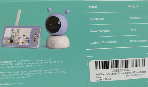 Boifun baby video babyphone - baby, 2s