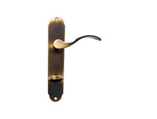 Hoppe Caracas M112SLN Drückergarnitur Langschild Messing brüniert WC / Bad