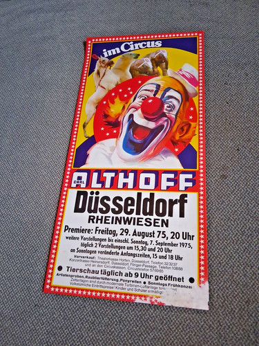1975 düsseldorf plakat 57x28 - plakat,