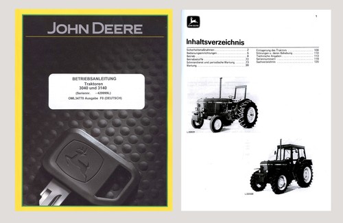 John deere traktor 3040 - traktor, 3140 